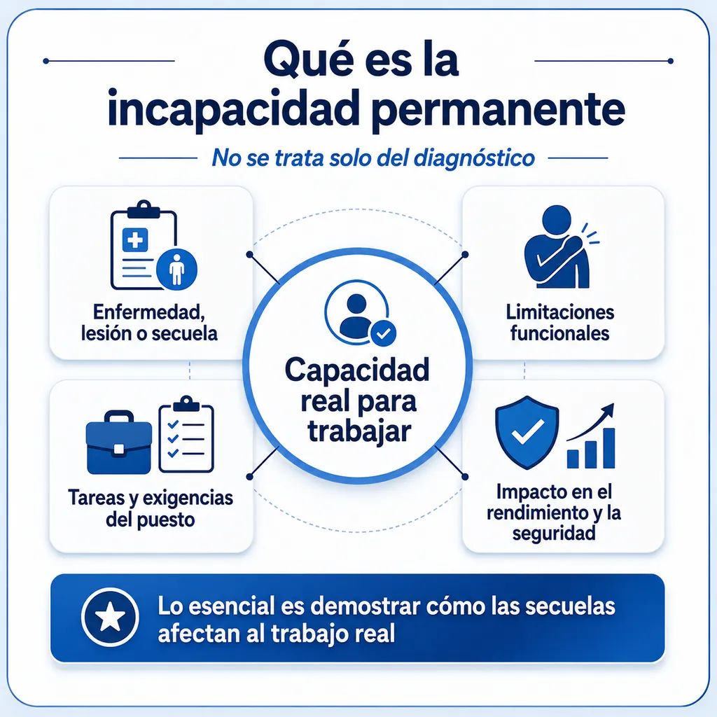 Qué es la incapacidad permanente y cómo se valora